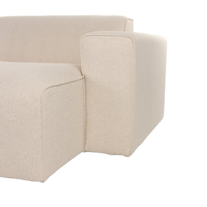   Modern European furniture - Cream 3-Seater Sofa - www.oroa.com | Oroa.com
