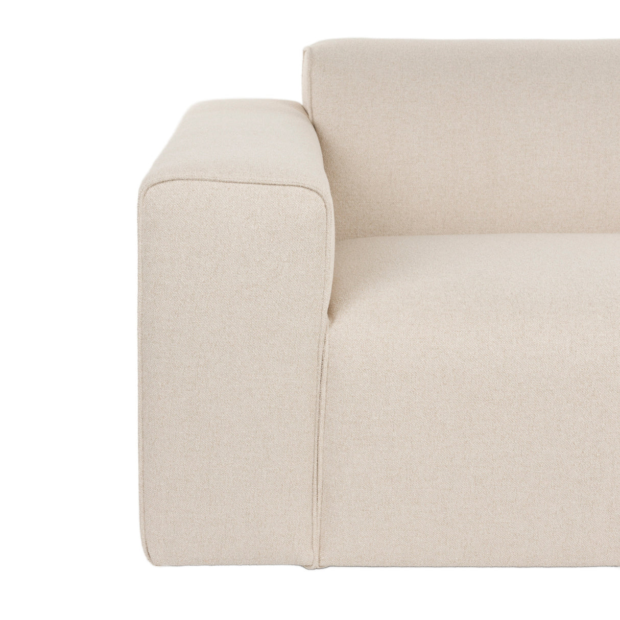   Modern European furniture - Cream 3-Seater Sofa - www.oroa.com | Oroa.com