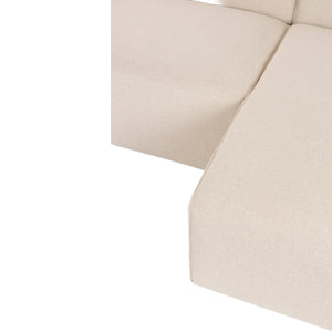   Modern European furniture - Cream 3-Seater Sofa - www.oroa.com | Oroa.com