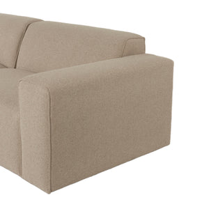   Modern European furniture - Beige 3-Seater Sofa - www.oroa.com | Oroa.com
