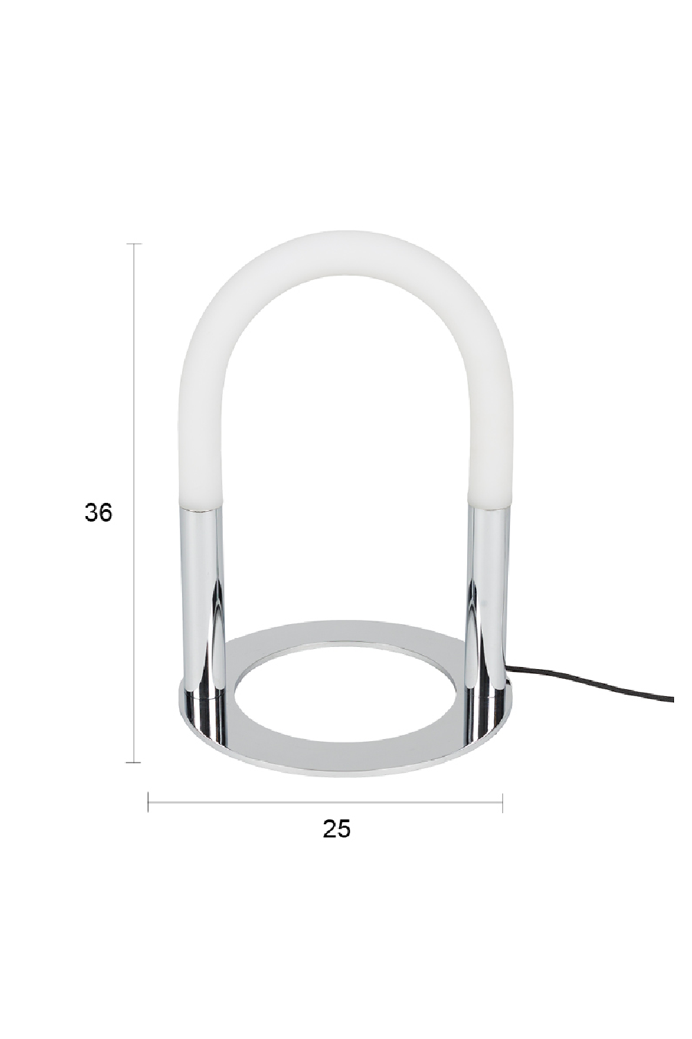 Modern Chrome Table Lamp | Zuiver Arch | Oroa.com