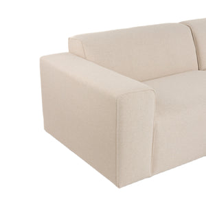   Modern European furniture - Cream 4-Seater Sofa - www.oroa.com | Oroa.com