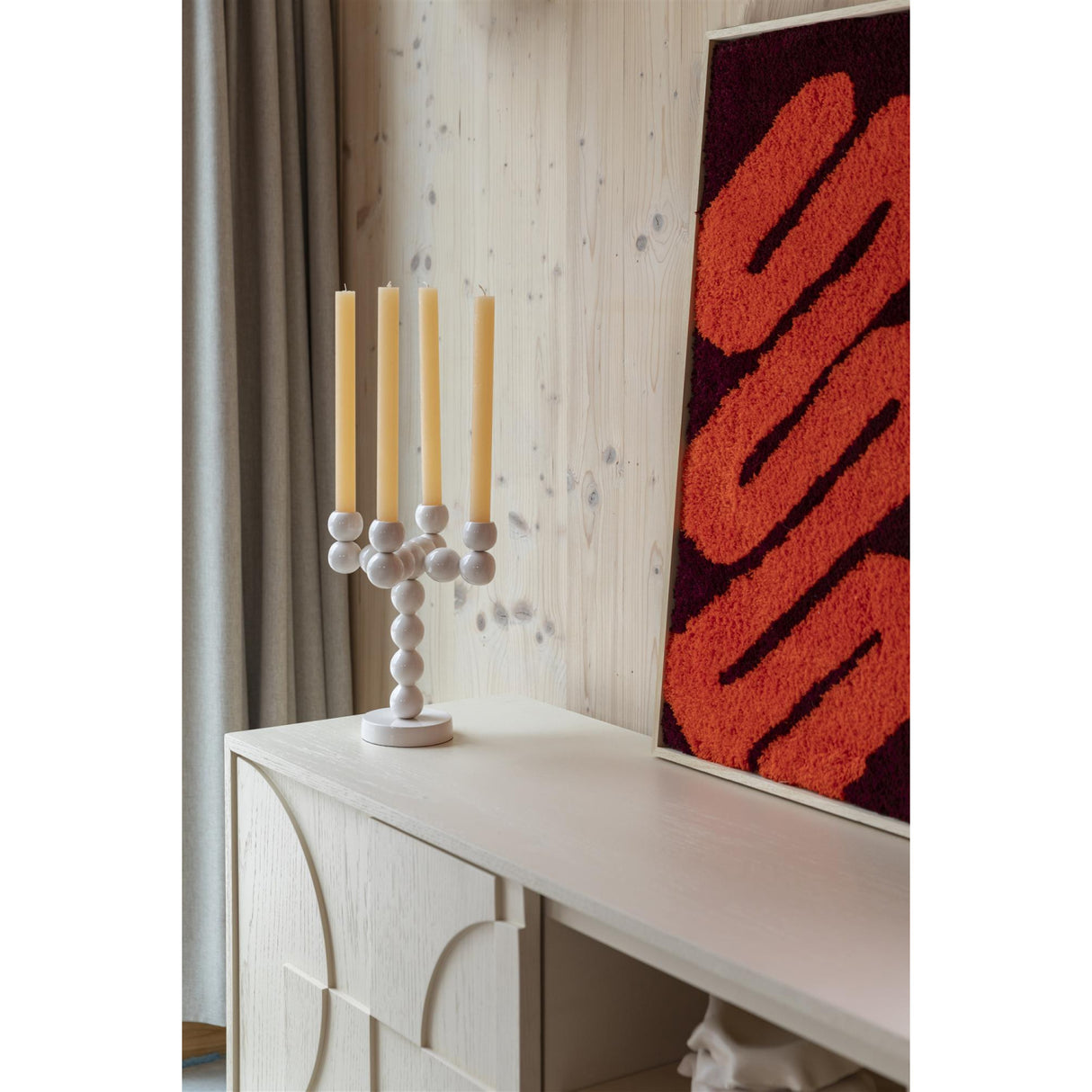   Stacked Round Aluminum Candle Holder | Oroa.com