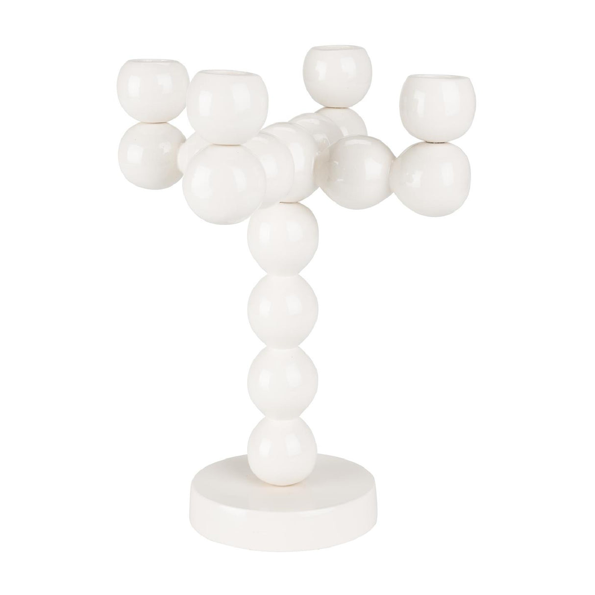   Stacked Round Aluminum Candle Holder | Oroa.com