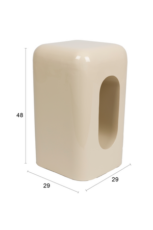 Cut-Out Painted Iron Stool | Zuiver Creek | Oroa.com