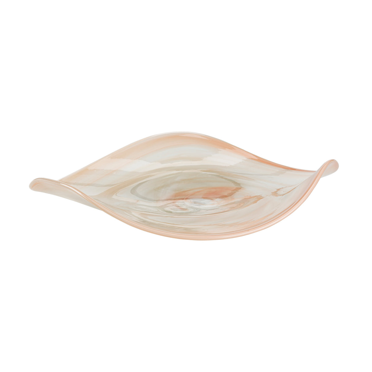   Modern European furniture - Swirl Pink Glass Tray - www.oroa.com | Oroa.com