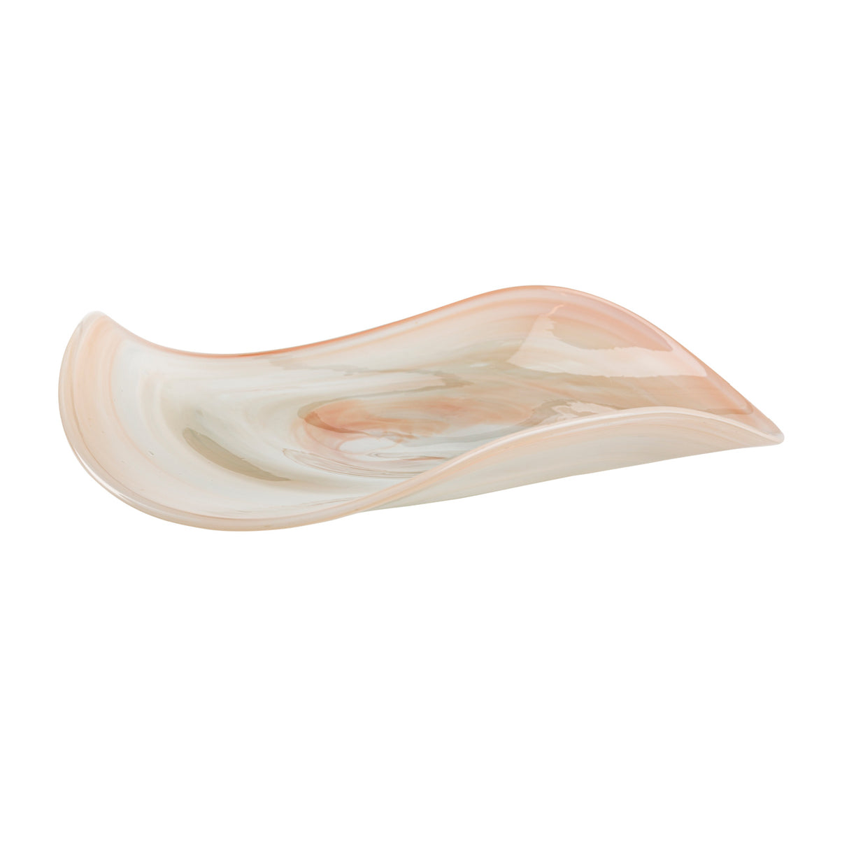   Modern European furniture - Swirl Pink Glass Tray - www.oroa.com | Oroa.com