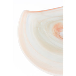   Modern European furniture - Swirl Pink Glass Tray - www.oroa.com | Oroa.com