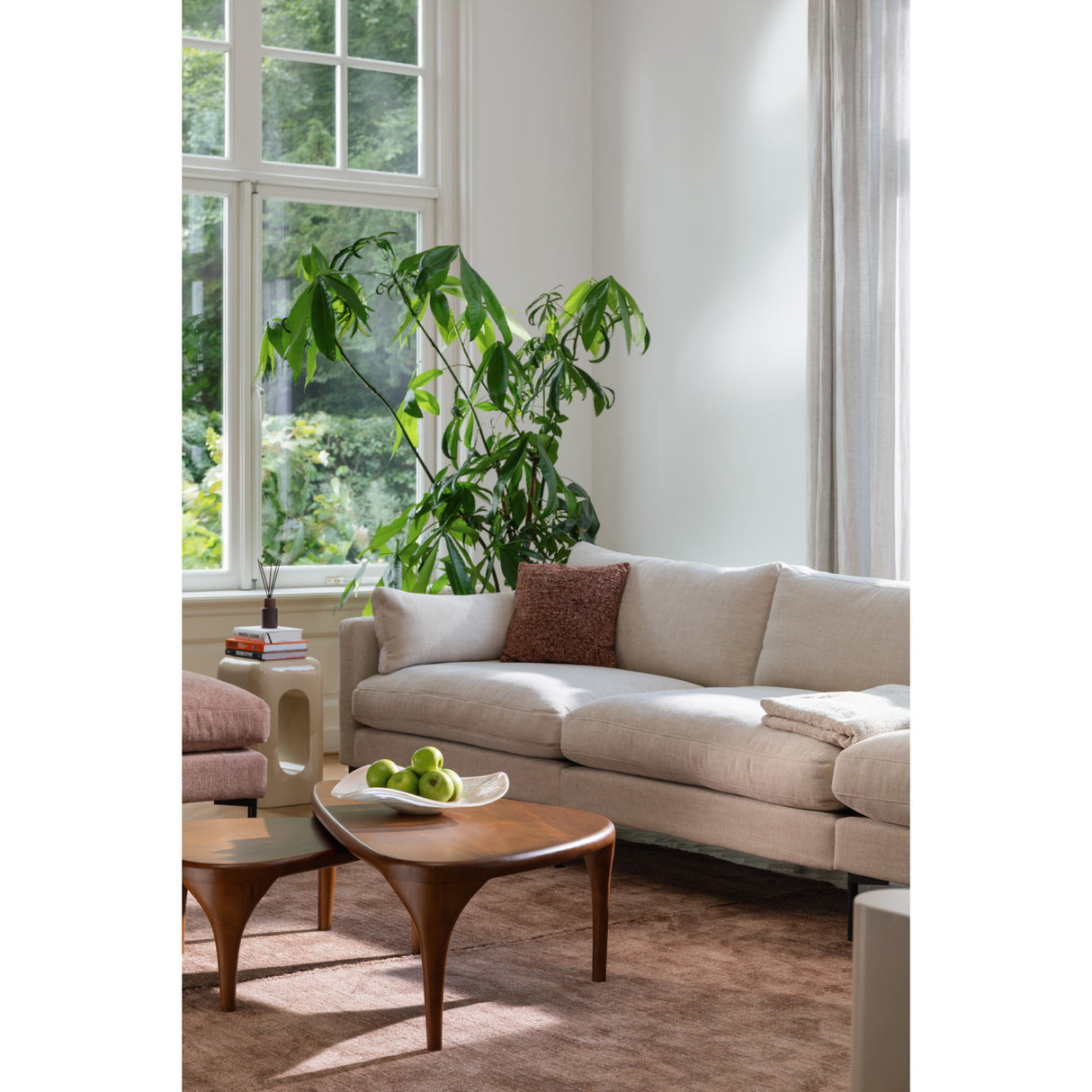   Modern European furniture - Swirl Pink Glass Tray - www.oroa.com | Oroa.com