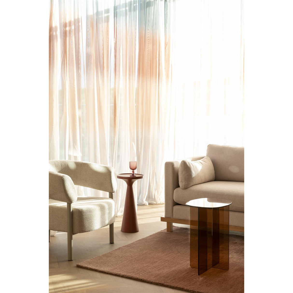   Modern European furniture - Minimalist Earthy-Toned Carpet 5' x 7' - www.oroa.com | Oroa.com