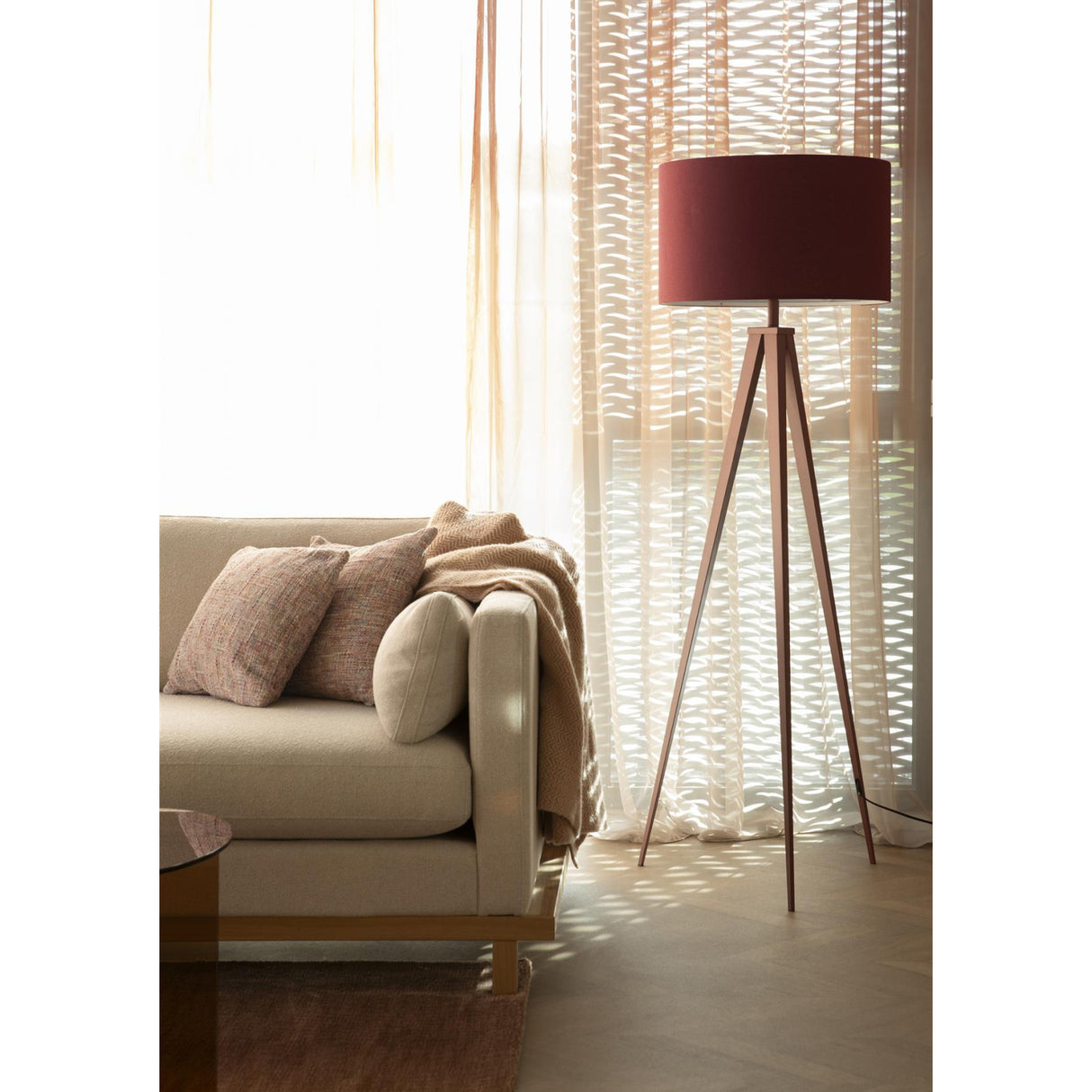   Modern European furniture - Drum Shade Floor Lamp - www.oroa.com | Oroa.com