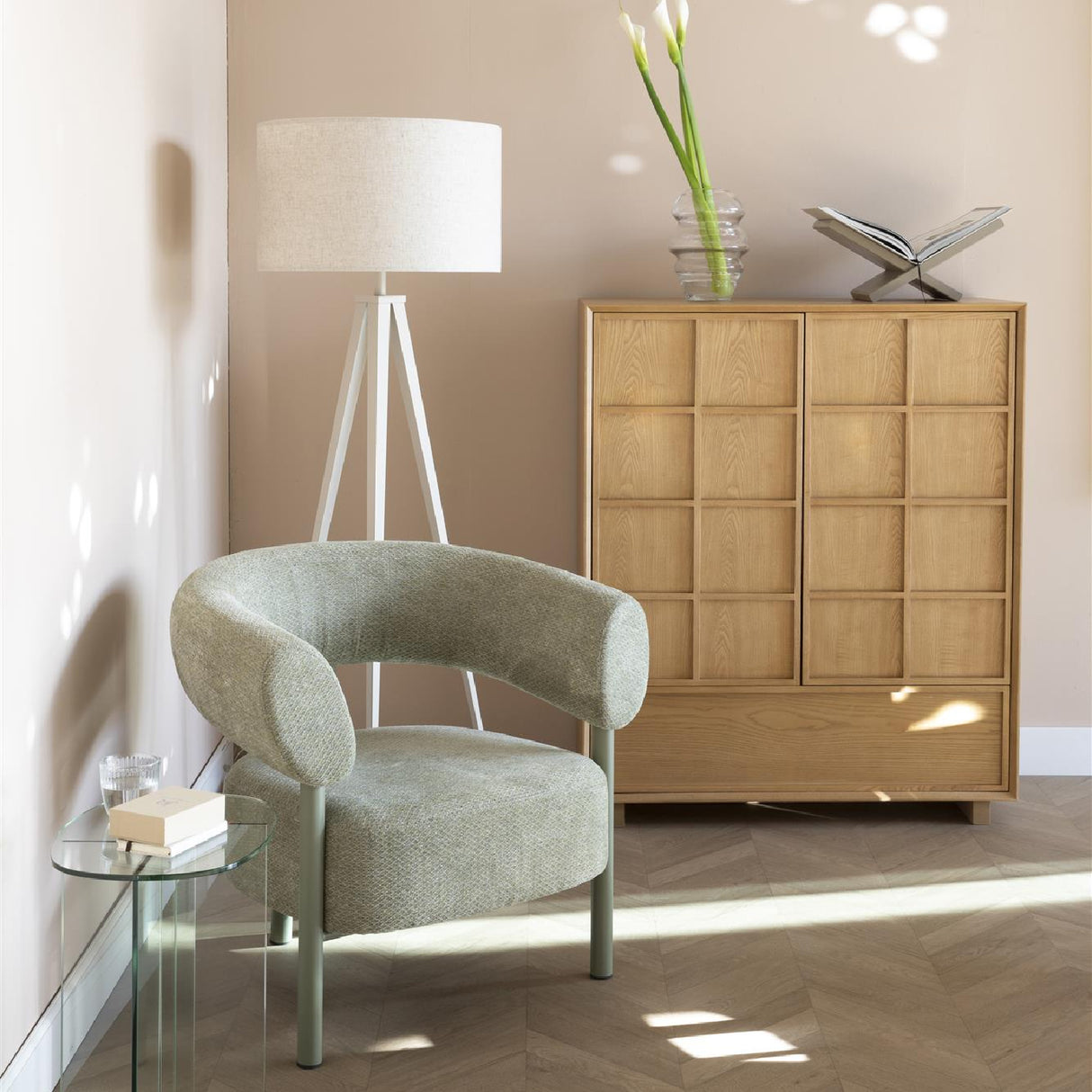   Modern European furniture - Drum Shade Floor Lamp - www.oroa.com | Oroa.com
