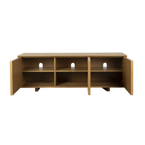   Solid Ash Japandi Cabinet | Oroa.com