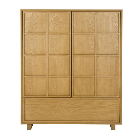   Modern European furniture - Natural Solid Ash 2-Door Cabinet - www.oroa.com | Oroa.com