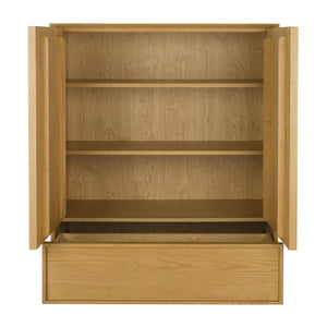   Modern European furniture - Natural Solid Ash 2-Door Cabinet - www.oroa.com | Oroa.com