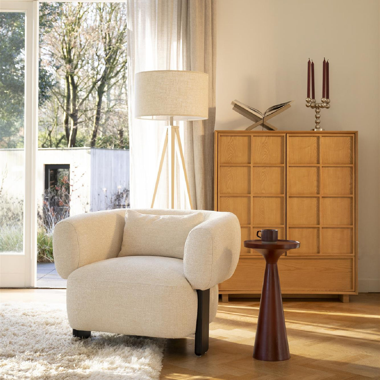  Modern European furniture - Natural Solid Ash 2-Door Cabinet - www.oroa.com | Oroa.com