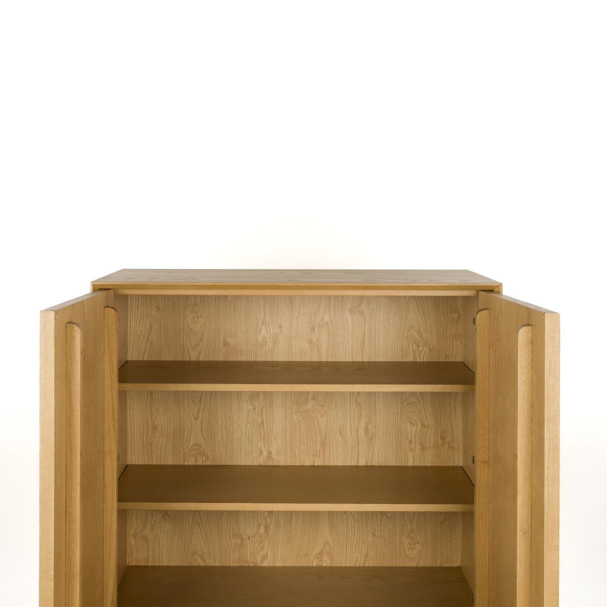   Modern European furniture - Natural Solid Ash 2-Door Cabinet - www.oroa.com | Oroa.com