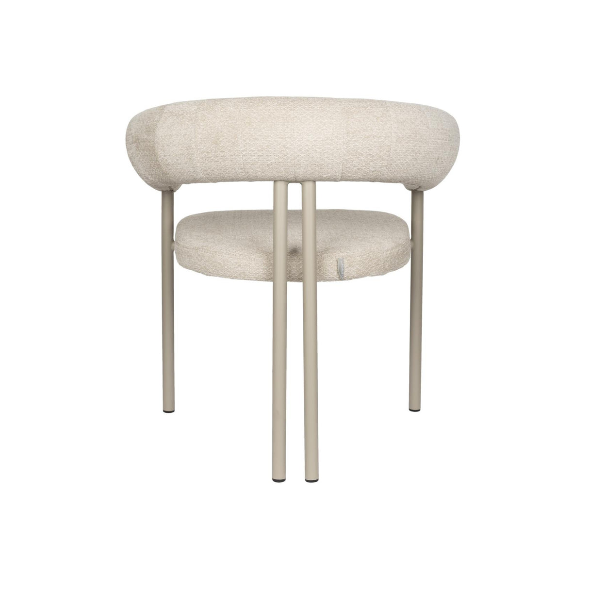   Modern European furniture - Beige Curved Dining Armchairs (2) - www.oroa.com | Oroa.com