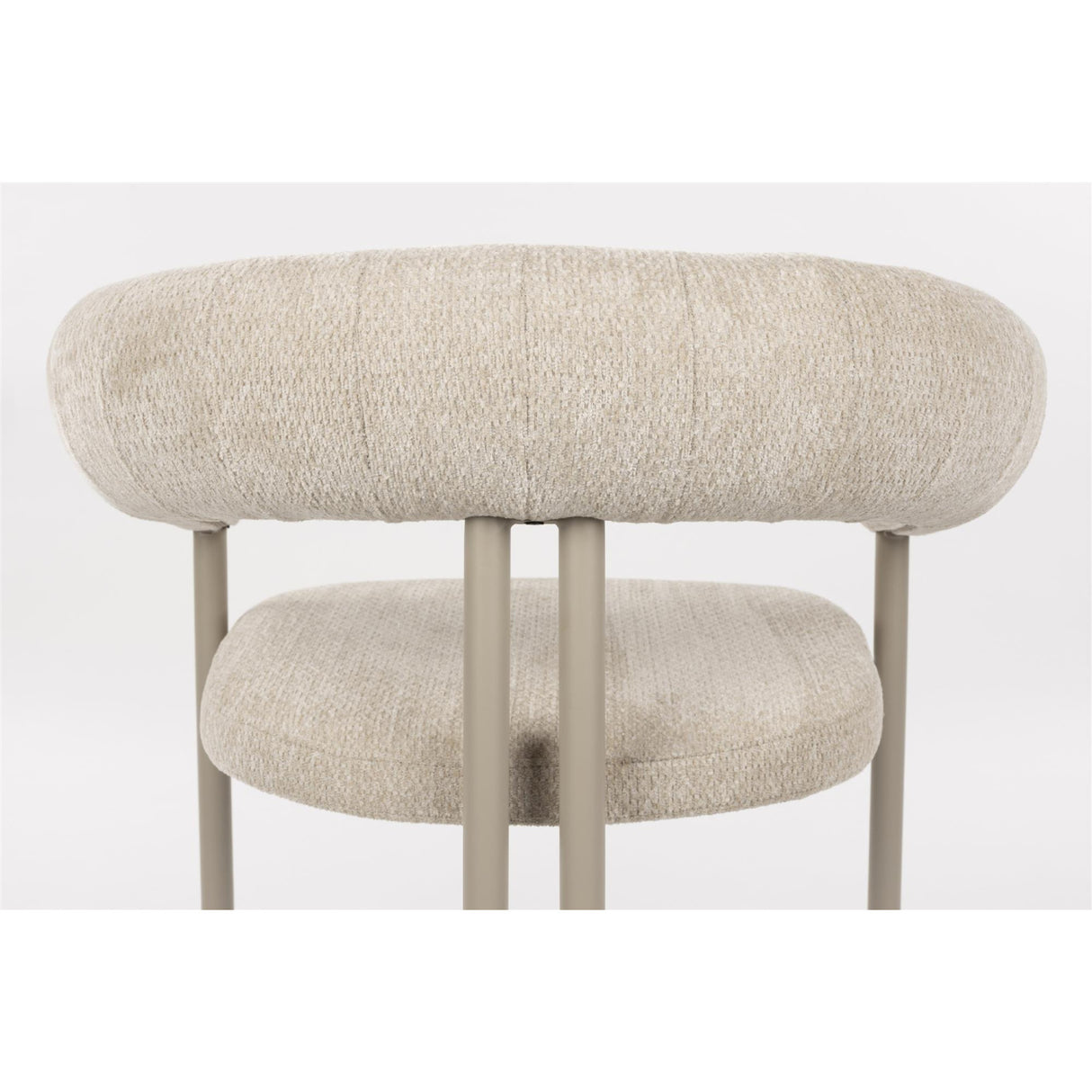   Modern European furniture - Beige Curved Dining Armchairs (2) - www.oroa.com | Oroa.com
