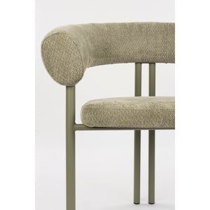   Modern European furniture - Beige Curved Dining Armchairs (2) - www.oroa.com | Oroa.com