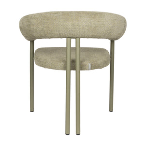   Modern European furniture - Beige Curved Dining Armchairs (2) - www.oroa.com | Oroa.com