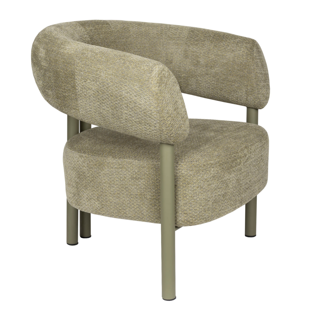 Curved Back Lounge Chair | Zuiver Heels | Oroa.com