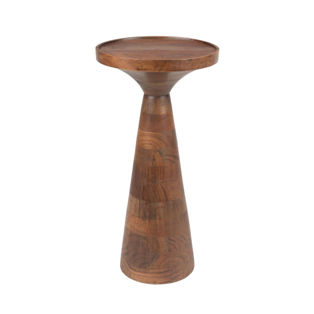 Modern European furniture - Walnut Round Side Table - www.oroa.com