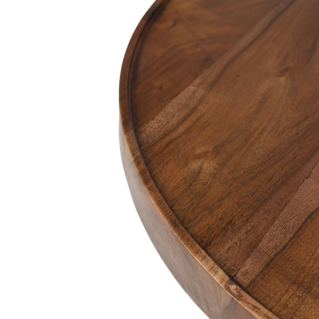   Modern European furniture - Acacia Wood Round Coffee Table - www.oroa.com | Oroa.com