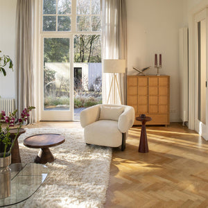   Modern European furniture - Acacia Wood Round Coffee Table - www.oroa.com | Oroa.com