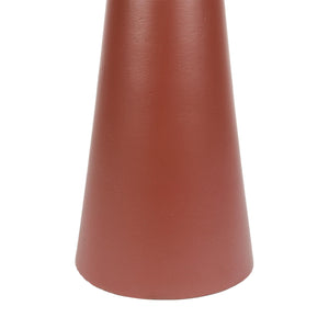   Modern European furniture - Red Aluminum Round Side Table - www.oroa.com | Oroa.com