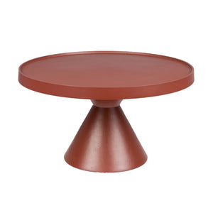   Modern European furniture - Red Aluminum Round Coffee Table - www.oroa.com | Oroa.com