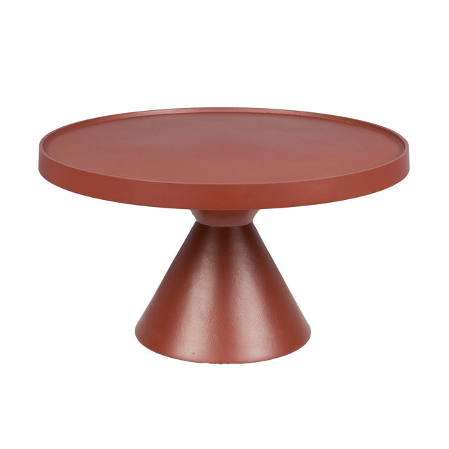 Modern European furniture - Red Aluminum Round Coffee Table - www.oroa.com