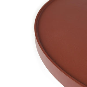   Modern European furniture - Red Aluminum Round Coffee Table - www.oroa.com | Oroa.com