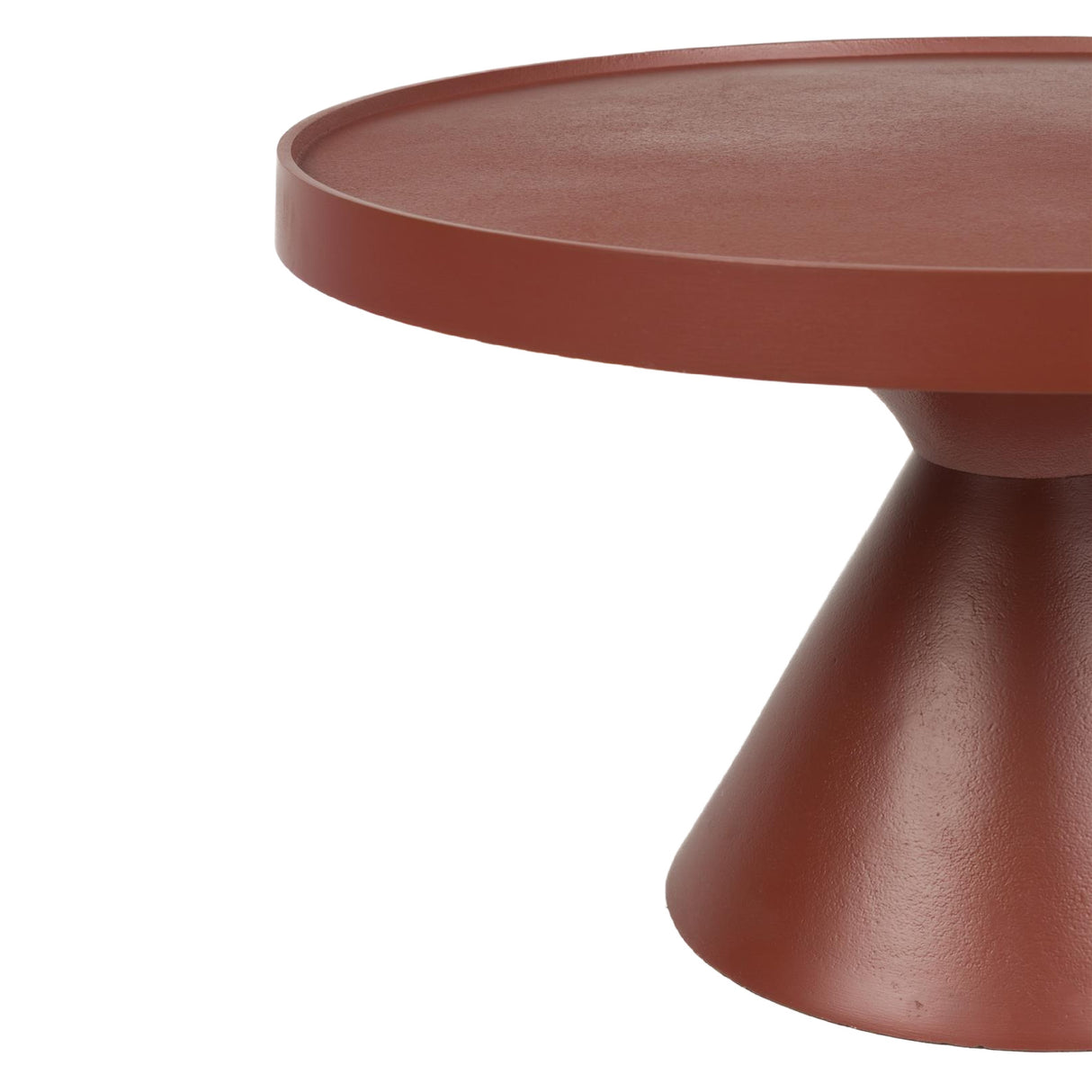   Modern European furniture - Red Aluminum Round Coffee Table - www.oroa.com | Oroa.com