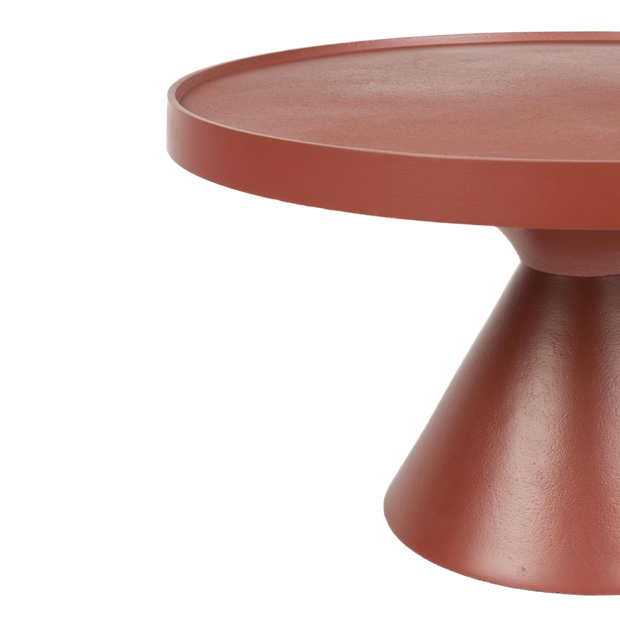   Modern European furniture - Red Aluminum Round Coffee Table - www.oroa.com | Oroa.com