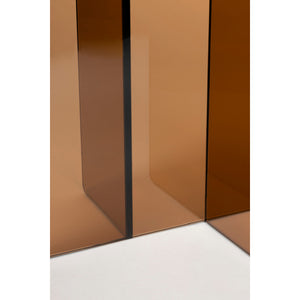   Modern European furniture - Glass Cross-Leg Side Table - www.oroa.com | Oroa.com