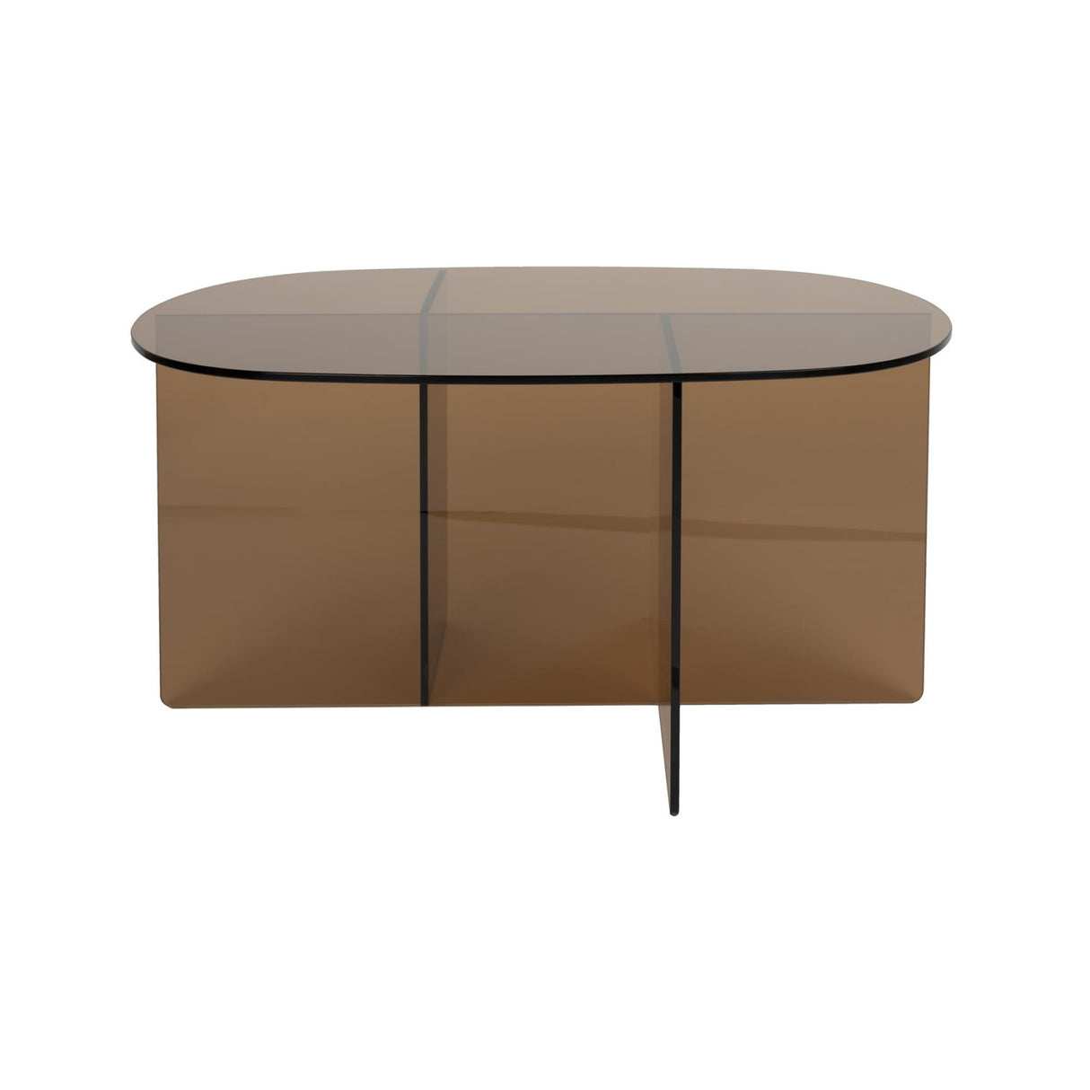   Modern European furniture - Glass Cross-Leg Coffee Table - www.oroa.com | Oroa.com
