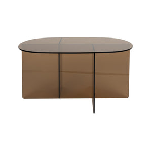   Modern European furniture - Glass Cross-Leg Coffee Table - www.oroa.com | Oroa.com