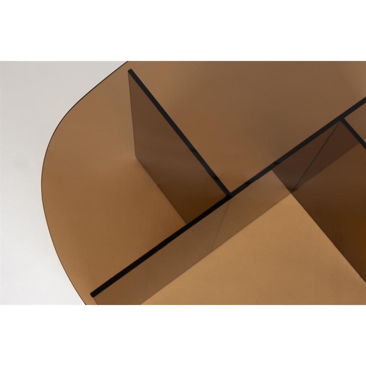  Modern European furniture - Glass Cross-Leg Coffee Table - www.oroa.com | Oroa.com
