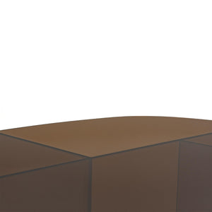   Modern European furniture - Glass Cross-Leg Coffee Table - www.oroa.com | Oroa.com