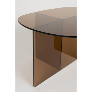   Modern European furniture - Glass Cross-Leg Coffee Table - www.oroa.com | Oroa.com