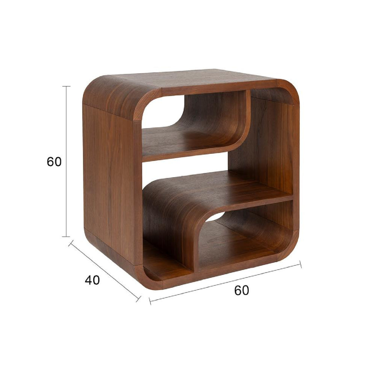   Modern European furniture - Wood Veneer Shelf Cabinet S - www.oroa.com | Oroa.com