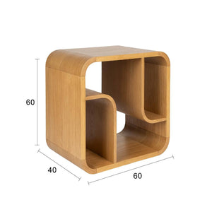   Modern European furniture - Wood Veneer Shelf Cabinet S - www.oroa.com | Oroa.com