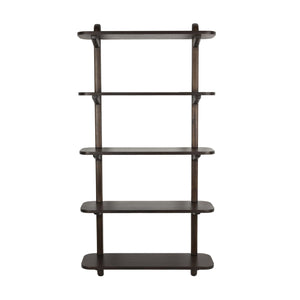   Modern European furniture - Walnut Finished Ladder Shelf - www.oroa.com | Oroa.com