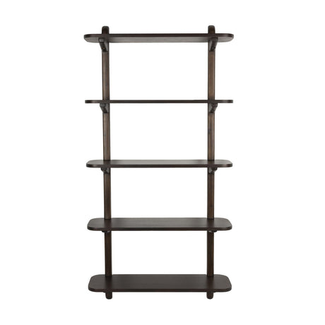   Modern European furniture - Walnut Finished Ladder Shelf - www.oroa.com | Oroa.com