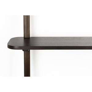   Modern European furniture - Walnut Finished Ladder Shelf - www.oroa.com | Oroa.com