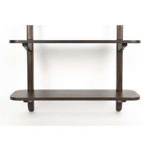   Modern European furniture - Walnut Finished Ladder Shelf - www.oroa.com | Oroa.com