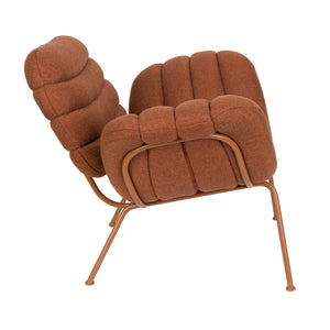   Curved Seat Channeled Lounge Chair | Oroa.com