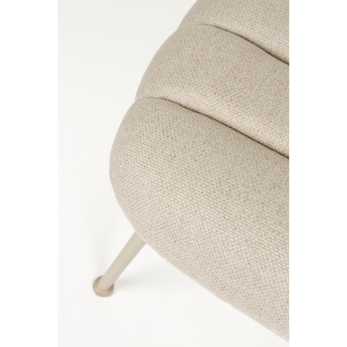   Channeled Upholstered Stool | Oroa.com