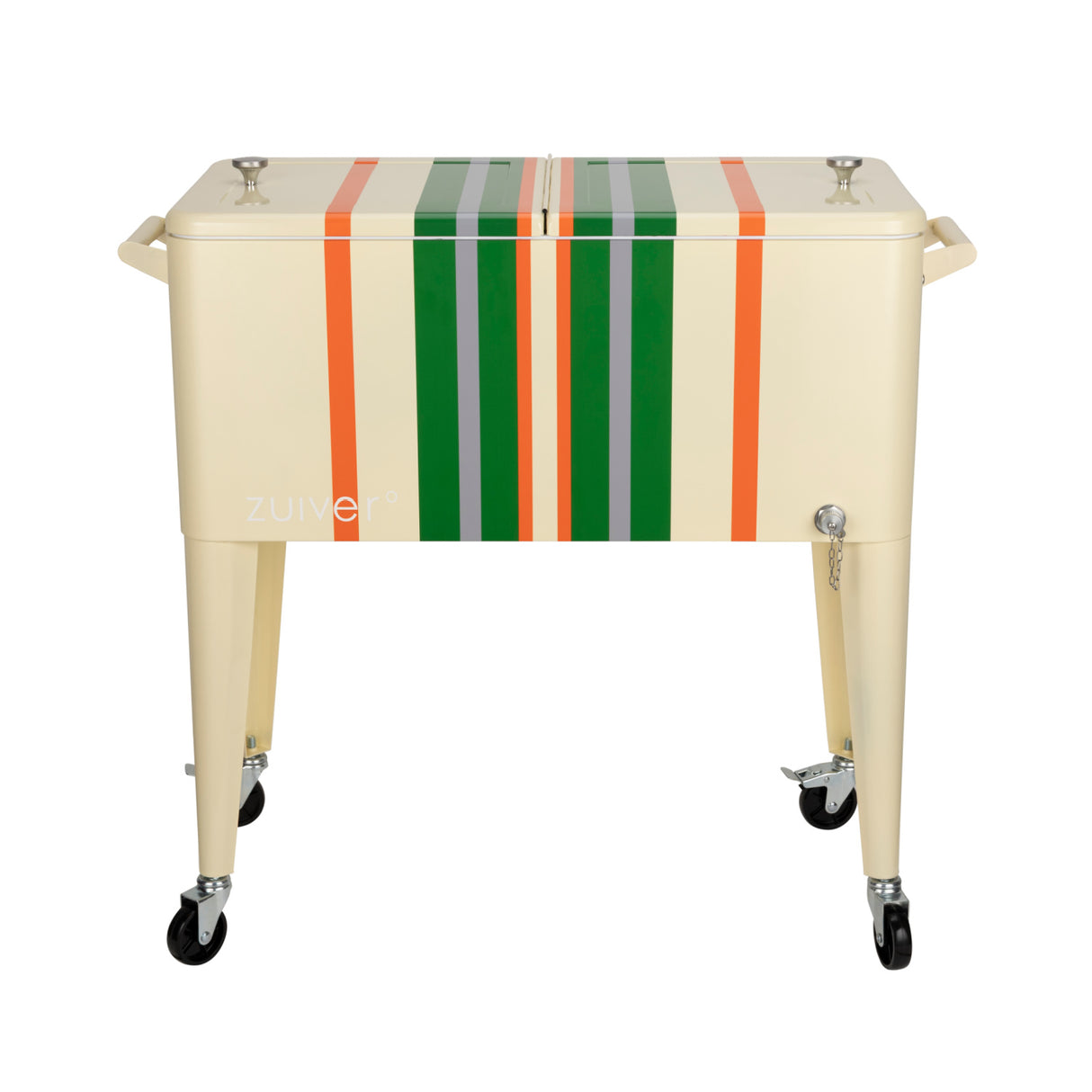   Modern European furniture - Wheeled Stripes Cooler - www.oroa.com | Oroa.com